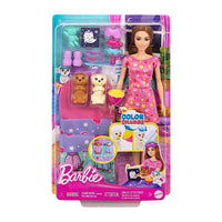 Barbie Muñeca Fiesta Pijamas con Perritos HXN01