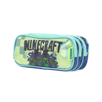 Lapicera Estuche Triple Escolar Chenson Minecraft Prole MC66296-9