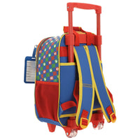 Mochila Mediana Chenson Ruedas Armin Escolar Llantas Kinder Mario Bros MB65970-9 Carro de Fabrica