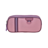 Lapicera Estuche Doble Chenson Escolar Chey Rosa