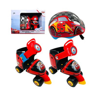 CYC Patines Roller Disney Cars 4 Ruedas 15-18 Niños Juguete De Importacion 11441-Car