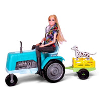 CYC Muñeca Granjera con Tractor Juguete Importacion