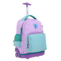 Mochila Chenson Con Ruedas Y Luces Led Disney Princesas Ariel Escolar Primaria PR70467-T Luriel