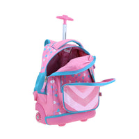 Mochila Chenson Con Ruedas Y Luces Led Happy Girl HG71035-P JART