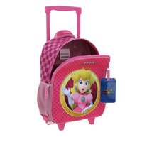 Mochila Chica Kinder Con Ruedas Chenson Mario Bros Peach MB70184-P Barb