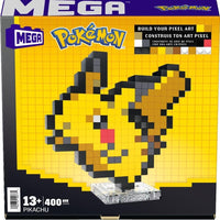 Mega Contstrux Pokemon Pixel pikachu 400 Pzs HTH74 Mattel