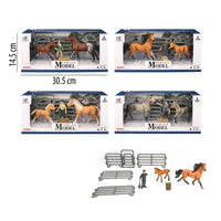 CYC Set De Granja Con Caballos Maqueta Juguete de Importación SH21013598