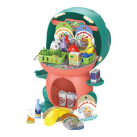 CYC Set de Dinosaurio Maletin de Cocina, Dentista o Supermercado Juguete de Importacion SH22098684