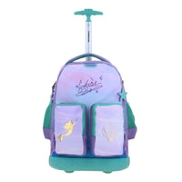 Mochila Chenson Con Ruedas Y Luces Led Disney Princesas Ariel Escolar Primaria PR70270-V Deeper