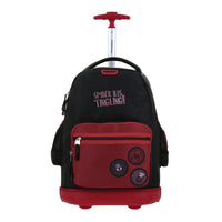 Mochila Grande Con Ruedas Y Luces Led Chenson Miles Morales Marvel MM70487-3 Mora