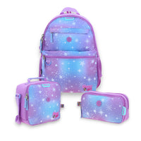 Set 3 en 1 Mochila Grande, Lonchera y Estuche Chenson Happpy Girl BIMA