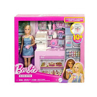 Barbie Muñeca En La Cafetería con Accesorios Mattel HXN94