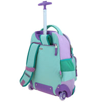 Mochila Chenson Con Ruedas Y Luces Led Disney Princesas Ariel Escolar Primaria PR70467-T Luriel