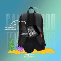 Mochila Grande Bob Esponja Calamardo Guapo BOB015-BP011A