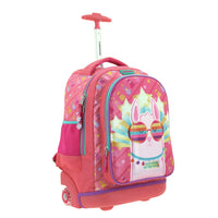 Mochila 3D Grande Chenson Baston y Ruedas Llama Happy Girl HG65935-P