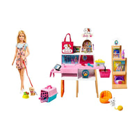 Barbie Muñeca Tienda de Mascotas con Accesorios Mattel GRG90
