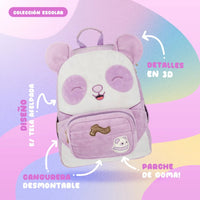 Mochila Panda Squish Mallows Yadatex Porta Laptop