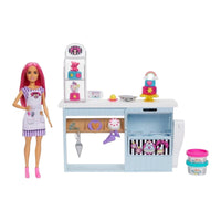 Barbie Muñeca Pasteleria Con Accesorios Mattel HGB73