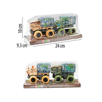 CYC Set de 2 Carro De Cabeza De Dinosaurio Juguete De Importacion SH23022806