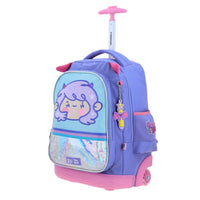 Mochila Chenson Con Ruedas Y Luces Led Vania Bachur Escolar Primaria VB70471-U MALVA
