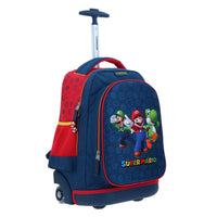 Mochila Grande Con Ruedas Y Luces Led Chenson Mario Bros Yoshi MB70378-9 Gronshi
