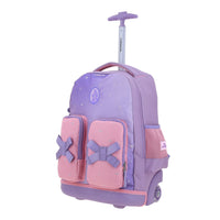 Mochila Chenson Con Ruedas Y Luces Led Disney Princesas Ariel Escolar Primaria PR70635-V Stardust