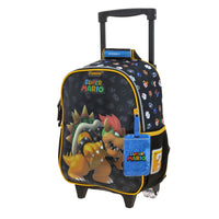 Mochila Chica Kinder Con Ruedas Chenson Mario Bros Bowser MB70714-3 Woat