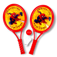 Set Juego Raquetas Spiderman Hombre Araña Juguete De Importacion T378800