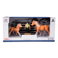 CYC Set De Granja Con Caballos Maqueta Juguete de Importación SH21013598