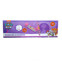 CYC Scooter Patín Paw Patrol Sky Con Luz Plegable 3 Ruedas Juguete de Importacion T371063