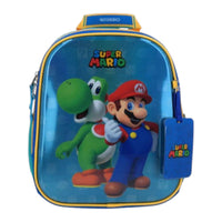 Mochila Chica Preescolar Kinder Chenson Mario Bros Yoshi Shiyo MB66589-9