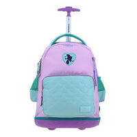 Mochila Chenson Con Ruedas Y Luces Led Disney Princesas Ariel Escolar Primaria PR70467-T Luriel