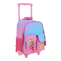 Mochila Chica Kinder Con Ruedas Chenson Mario Bros Peach MB70434-P Kiut
