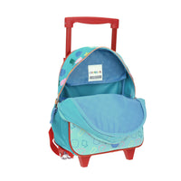 Mochila Con Ruedas Chica Chenson Preescolar Kinder Pocoyo Hapoc PY65691-G