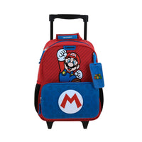 Mochila Chica Kinder Con Ruedas Chenson Super Mario Bros PREGO MB71109-9