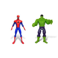CYC 2 Figuras Accion Spiderman Y Hulk Marvel 22cm Juguete de Importacion T378867