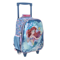 Mochila Chica Chenson Con Ruedas Preescolar Kinder Princesas Ariel PR70155-9 Agry