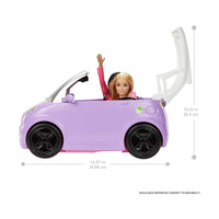 Auto Glam Muñeca Barbie Estate Coche Convertible HBT92 Mattel