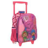 Mochila Con Ruedas Chica Chenson Preescolar Kinder Pocoyo Elina PY66096-P