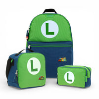 Kit Chenson Tonsky Mario Luigi Mochila Lonchera Lapicera
