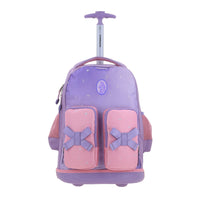 Mochila Chenson Con Ruedas Y Luces Led Disney Princesas Ariel Escolar Primaria PR70635-V Stardust