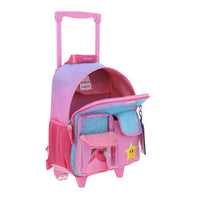Mochila Chica Kinder Con Ruedas Chenson Mario Bros Peach MB70434-P Kiut