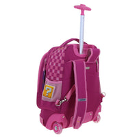 Mochila Escolar Grande Con Ruedas Y Luces Led Chenson Mario Bros Peach MB70734-P Barb