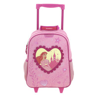 Mochila Chica Chenson Con Ruedas Preescolar Kinder Princesas Ariel PR70195-P BFF