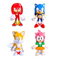 CYC 1 Figura 10cm Sonic, Tails, Amy o Knuckles Juguete de Importacion ST-SKMDA4-05