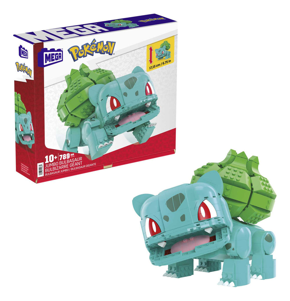 Mega Contstrux Pokemon Bulbasaur 789 Pzs HNT96 Mattel