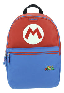 Set de Mochila Lonchera Lapicera Grande Escolar Chenson Mario Bros Logo Tonsky Mb65781-SET