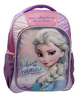 Mochila Escolar Grande Primaria Ruz Disney Princesas Frozen Elsa 174581A Coleccion Snow Color Rosa

