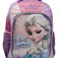 Mochila Escolar Grande Primaria Ruz Disney Princesas Frozen Elsa 174581A Coleccion Snow Color Rosa