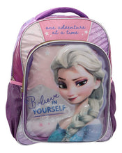 Cargar imagen en el visor de la galería, Mochila Escolar Grande Primaria Ruz Disney Princesas Frozen Elsa 174581A Coleccion Snow Color Rosa
